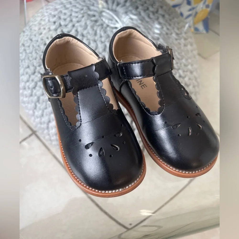 Classic Black Kids Shoes